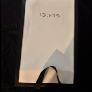 Gucci Black and White Scarf